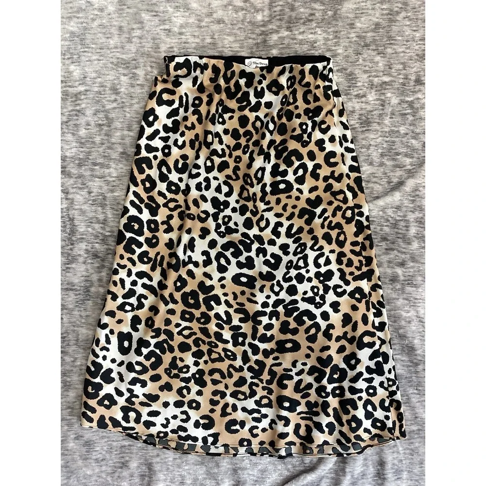 The Drop Women Leopard‎ Maxi Skirt XS